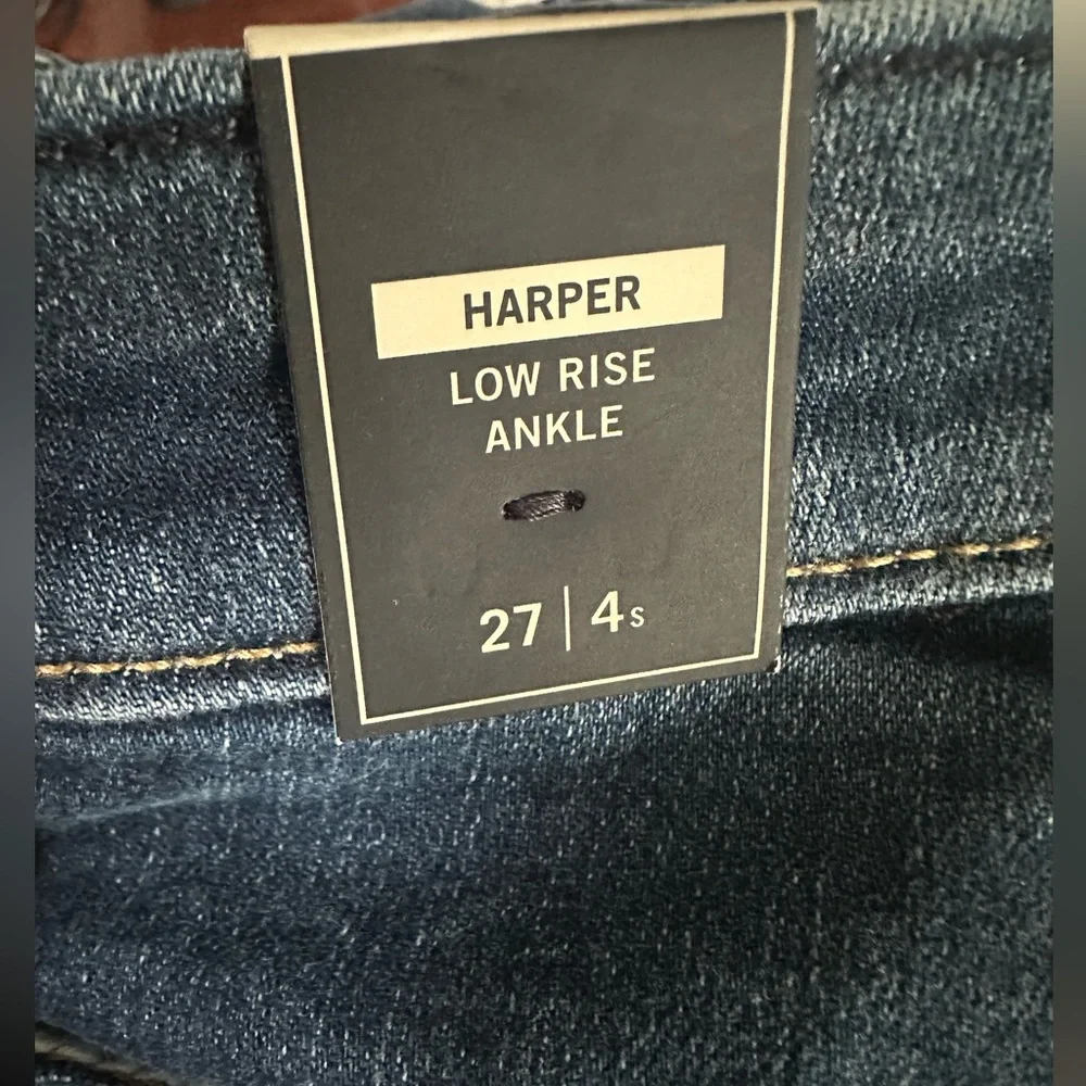 NWT Women Abercrombie &‎ Fitch Harper Ankle Denim Jeans size 4 (27) Short - Picture 5 of 6